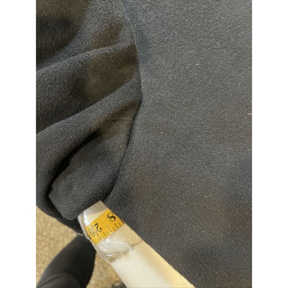 Ralph Lauren Over Coat Wool Blend Black Jacket 52 Long - Picture 7 of 7